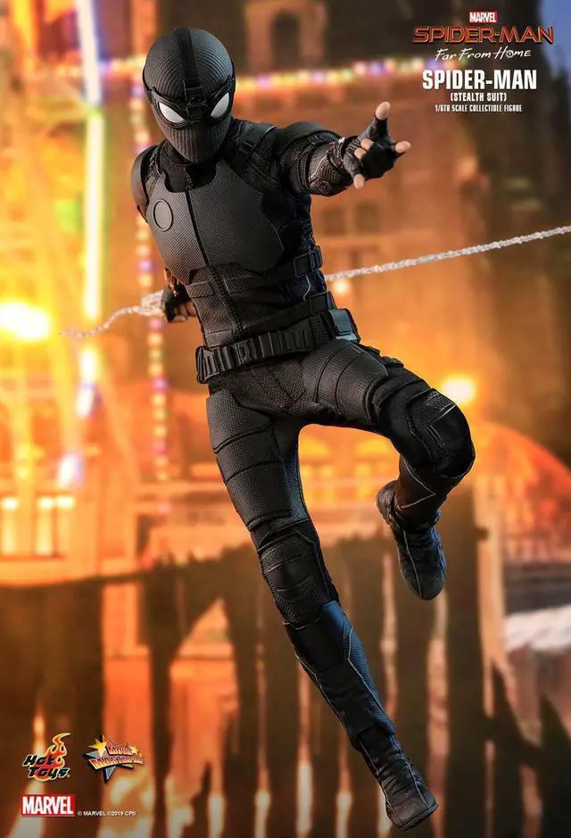 Alt view image 3 of 5 - Figure Hot Toys MMS540 - Marvel Comics - Spider-Man : Far From Home - Spider-Man Stealth Suit Standard Version