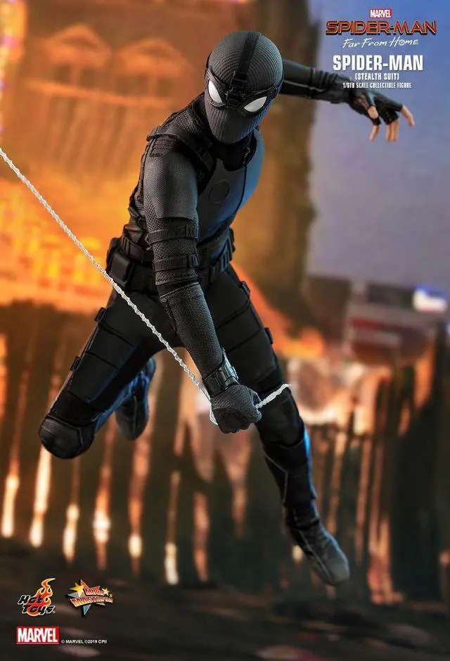 Alt view image 4 of 5 - Figure Hot Toys MMS540 - Marvel Comics - Spider-Man : Far From Home - Spider-Man Stealth Suit Standard Version