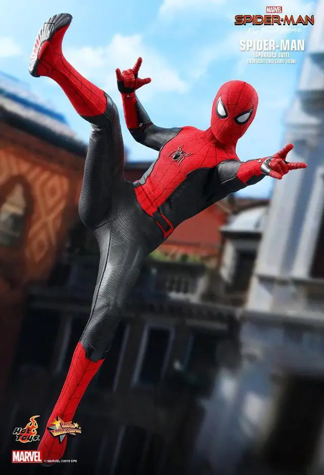 Alt view image 4 of 5 - Figure Hot Toys MMS542 - Marvel Comics - Spider-Man : Far From Home - Spider-Man Upgraded Suit