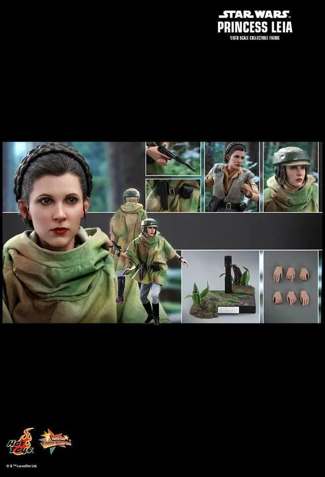 Alt view image 2 of 5 - Figure Hot Toys MMS549 - Star Wars : Return Of The Jedi - Princess Leia