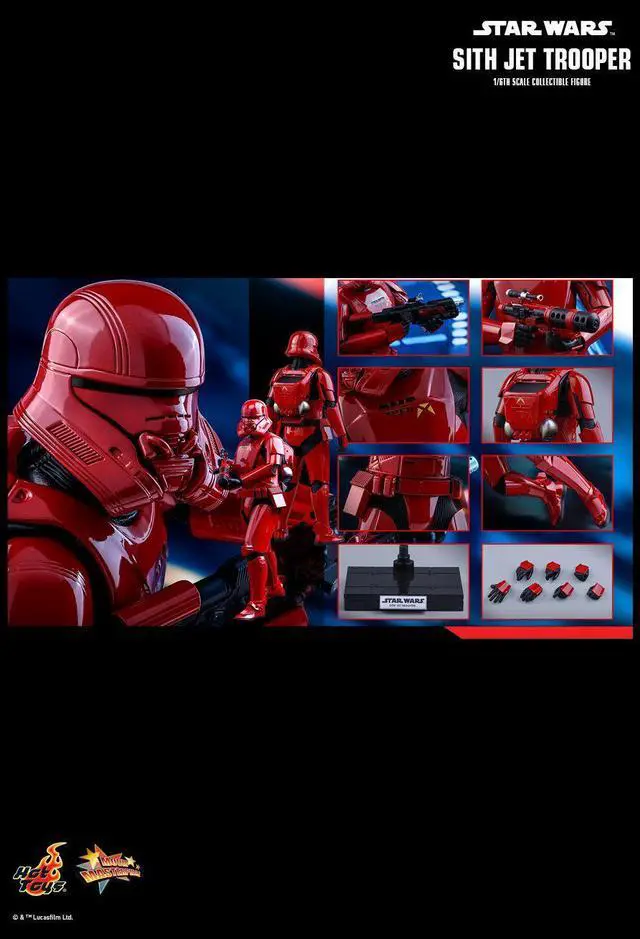 Alt view image 2 of 5 - Figure Hot Toys MMS562 -Star Wars : The Rise Of Skywalker - Sith Jet Trooper