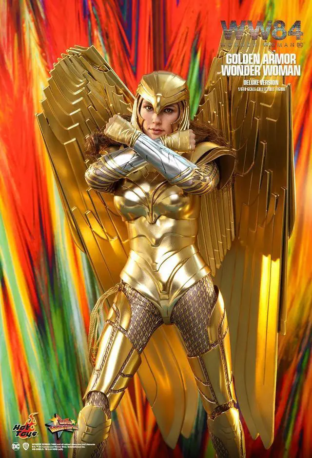 Alt view image 3 of 5 - Figure Hot Toys MMS578 - DC Comics - Wonder Woman 1984 - Golden Armor Wonder Woman Deluxe Version