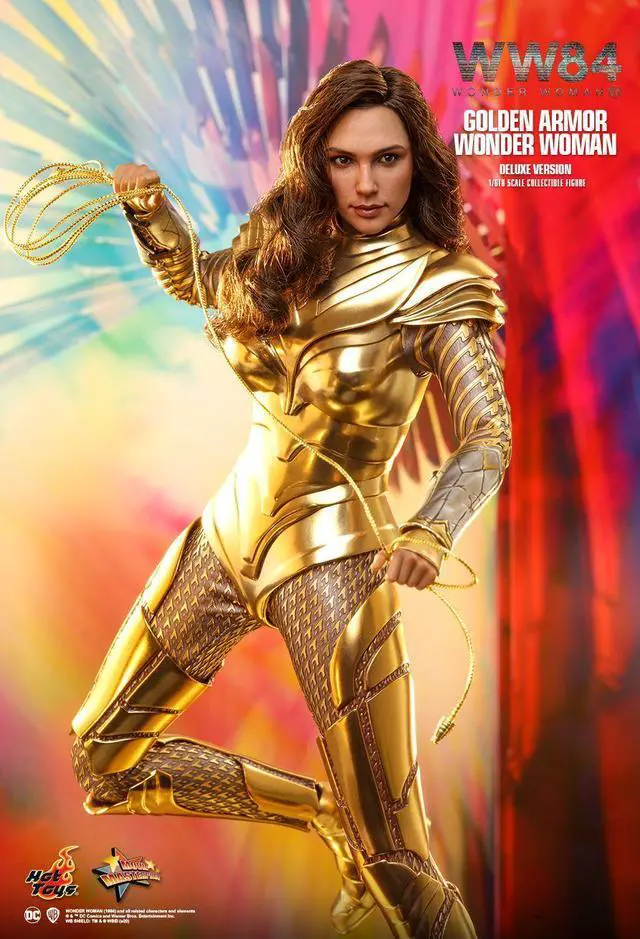 Alt view image 4 of 5 - Figure Hot Toys MMS578 - DC Comics - Wonder Woman 1984 - Golden Armor Wonder Woman Deluxe Version