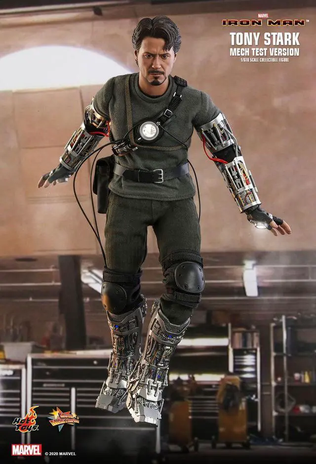 Alt view image 3 of 5 - Figure Hot Toys MMS581 - Marvel Comics - Iron Man - Tony Stark Mech Test Standard Version