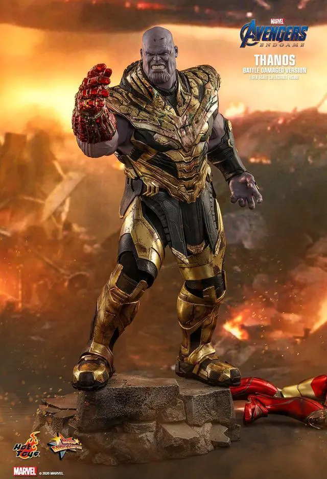 Alt view image 3 of 5 - Figure Hot Toys MMS564 -  Marvel Comics - Avengers 4 : Endgame - Thanos Battle Damaged Version