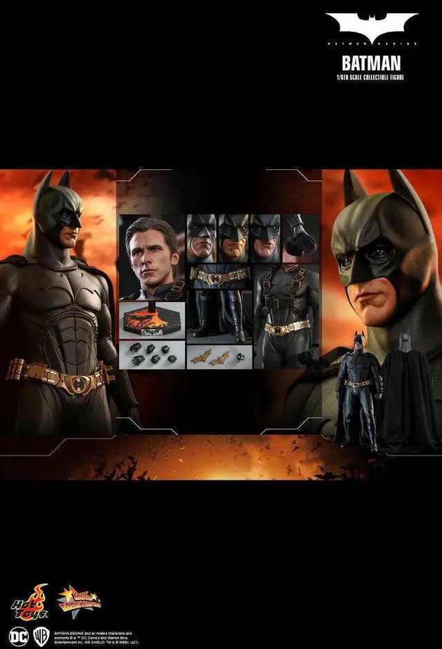 Alt view image 2 of 5 - Figure Hot Toys MMS595 - DC Comics - Batman Begins - Batman