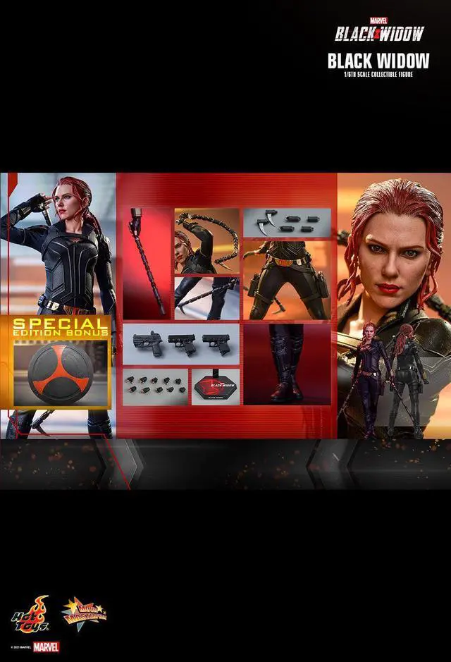 Alt view image 2 of 5 - Figure Hot Toys MMS603D - Marvel Comics - Black Widow - Black Widow Deluxe Version