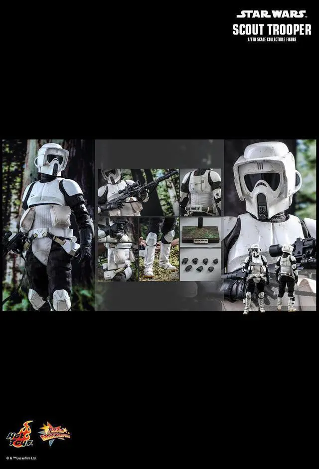 Alt view image 2 of 5 - Figure Hot Toys MMS611 - Star Wars : Return Of The Jedi - Scout Trooper