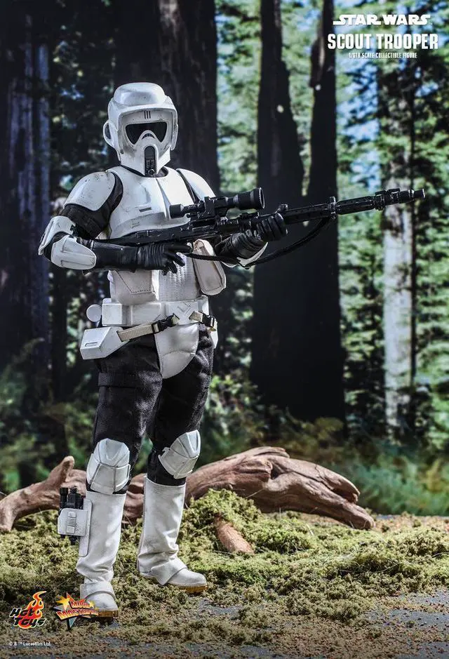 Alt view image 3 of 5 - Figure Hot Toys MMS611 - Star Wars : Return Of The Jedi - Scout Trooper