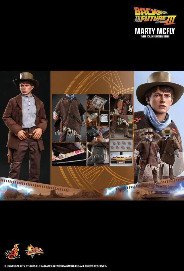Alt view image 2 of 5 - Figure Hot Toys MMS616 - Back To The Future Part 3 - Marty Mcfly