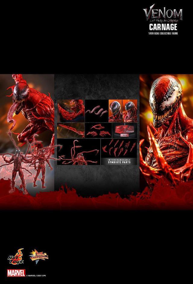 Hot Toys Unveils A Vicious Looking 'Carnage' Red 'Venom' Figure