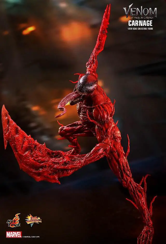 Alt view image 3 of 5 - Figure Hot Toys MMS619 - Marvel Comics - Venom : Let There Be Carnage - Carnage Standard Version