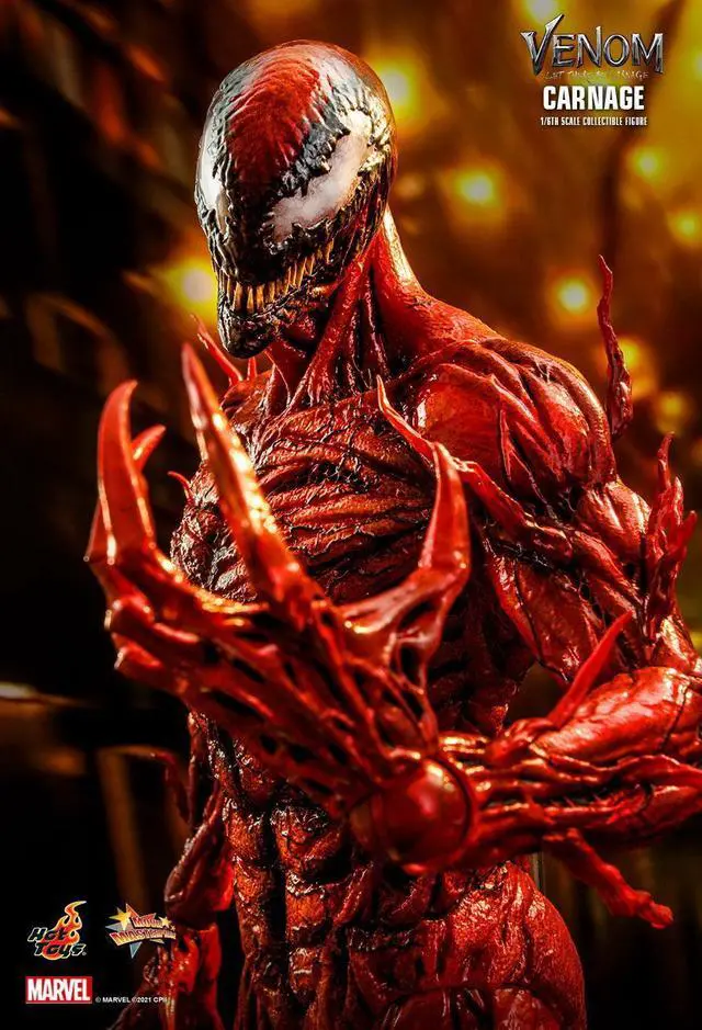 Alt view image 3 of 5 - Figure Hot Toys MMS620D - Marvel Comics - Venom : Let There Be Carnage - Carnage Deluxe Version