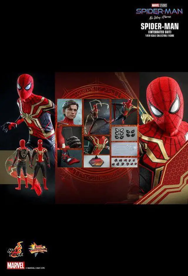 Alt view image 2 of 5 - Figure Hot Toys MMS623 - Marvel Comics - Spider Man : No Way Home - Spider Man Integrated Suit