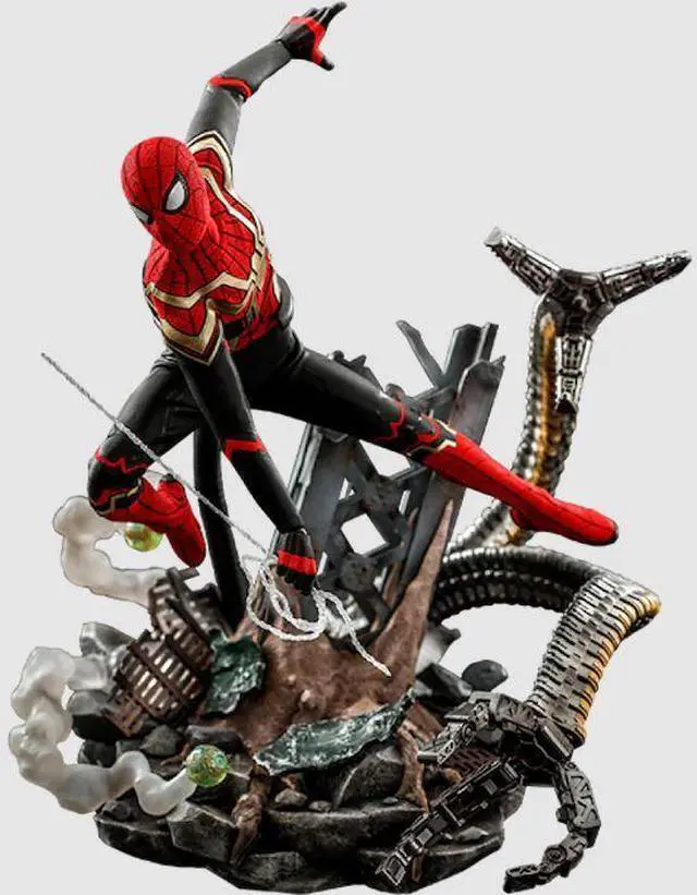 Main image of Figure Hot Toys MMS624 - Marvel Comics - Spider Man : No Way Home - Spider Man Integrated Suit Deluxe Version