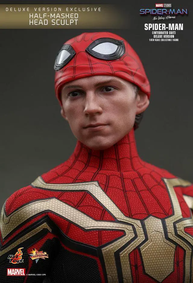 Alt view image 3 of 5 - Figure Hot Toys MMS624 - Marvel Comics - Spider Man : No Way Home - Spider Man Integrated Suit Deluxe Version
