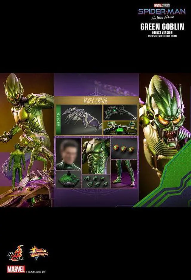Alt view image 2 of 5 - Figure Hot Toys MMS631 - Marvel Comics - Spider Man : No Way Home - Green Goblin Deluxe Version