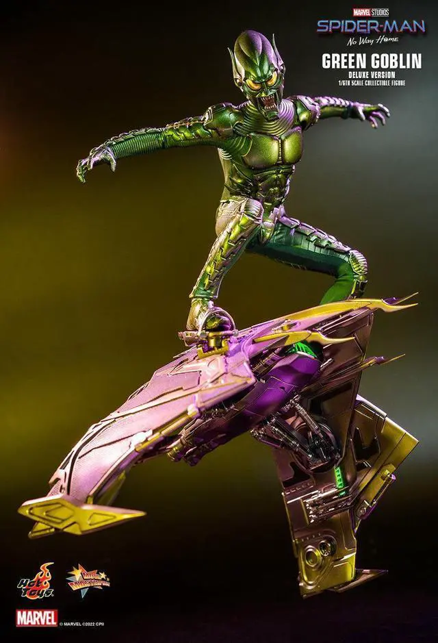 Alt view image 3 of 5 - Figure Hot Toys MMS631 - Marvel Comics - Spider Man : No Way Home - Green Goblin Deluxe Version