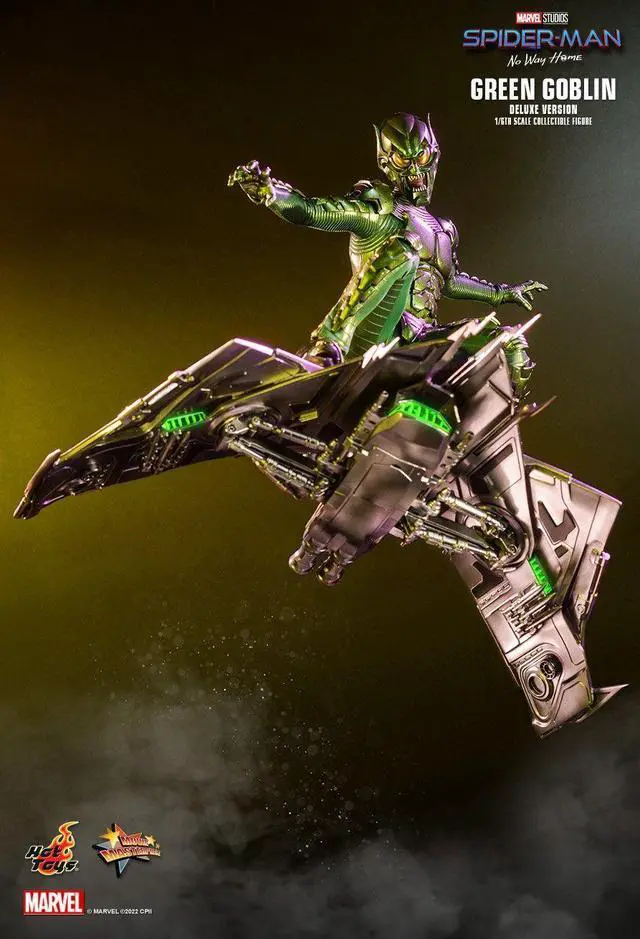 Alt view image 4 of 5 - Figure Hot Toys MMS631 - Marvel Comics - Spider Man : No Way Home - Green Goblin Deluxe Version