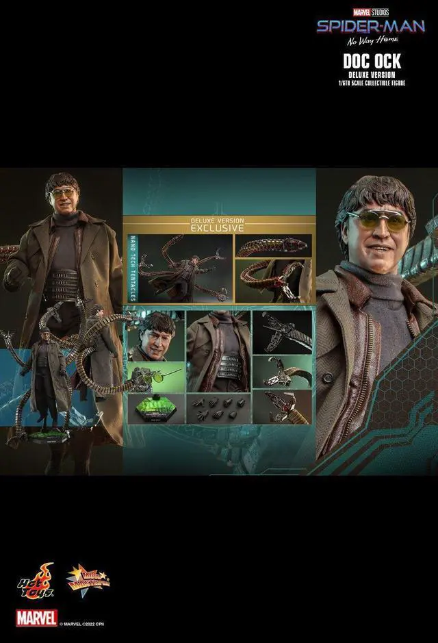 Alt view image 2 of 5 - Figure Hot Toys MMS633 - Marvel Comics - Spider Man : No Way Home - Doc Ock Deluxe Version