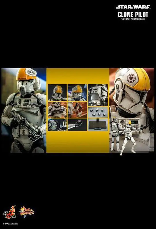Alt view image 2 of 5 - Figure Hot Toys MMS648 - Star Wars Episode II : Attack Of The Clones - Clone Pilot