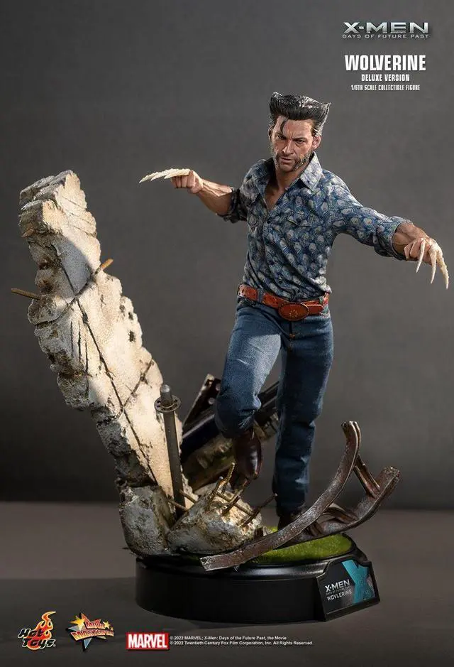 Alt view image 4 of 5 - Figure Hot Toys MMS660 - Marvel Comics -X-Men : Days Of The Future Past - Wolverine 1973 Suit Standard Version