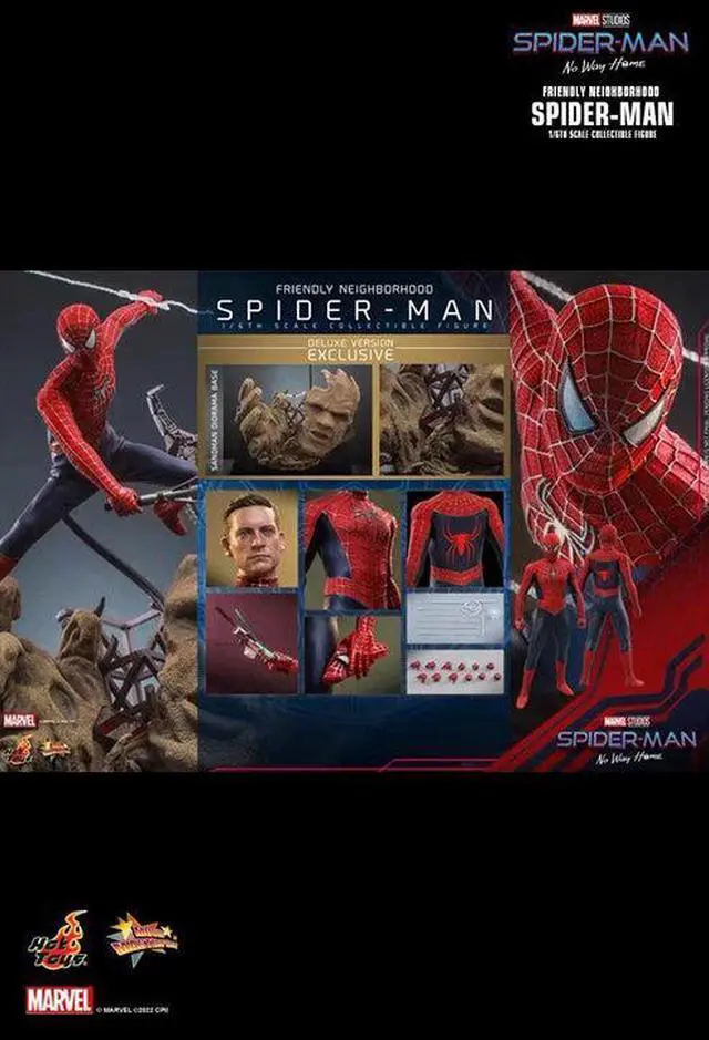 Alt view image 2 of 5 - Figure Hot Toys MMS662 - Marvel Comics - Spider Man : No Way Home - Friendly Neighborhood Spider Man Deluxe Version
