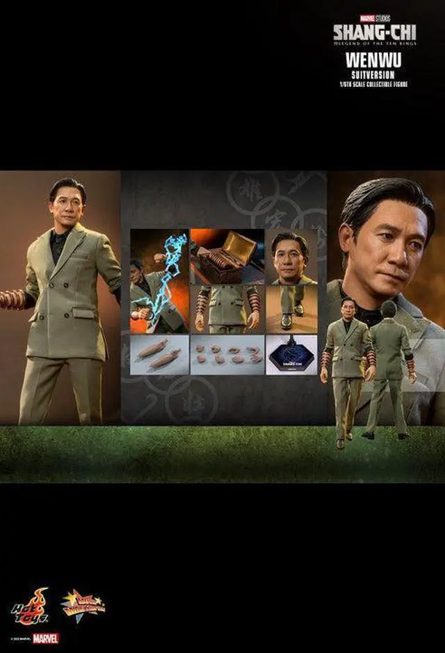 Alt view image 2 of 5 - Figura Hot Toys MMS670 - Marvel Comics - Shang Chi & the Legend Of The Ten Rings - Wenwu Suit Version