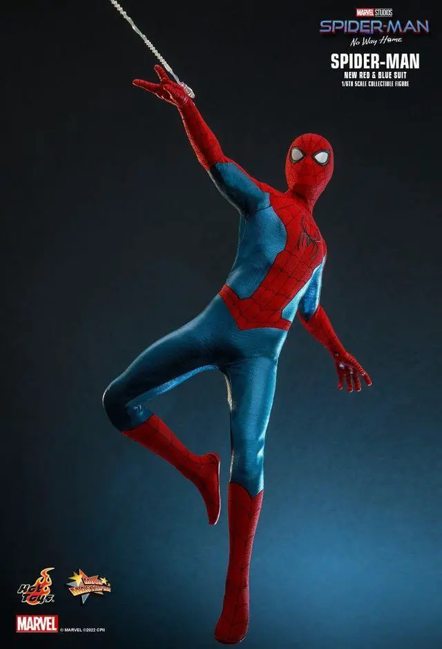 Alt view image 3 of 5 - Figure Hot Toys MMS679 - Marvel Comics - Spider Man : No Way Home - Spider Man New Red And Blue Suit Standard Version