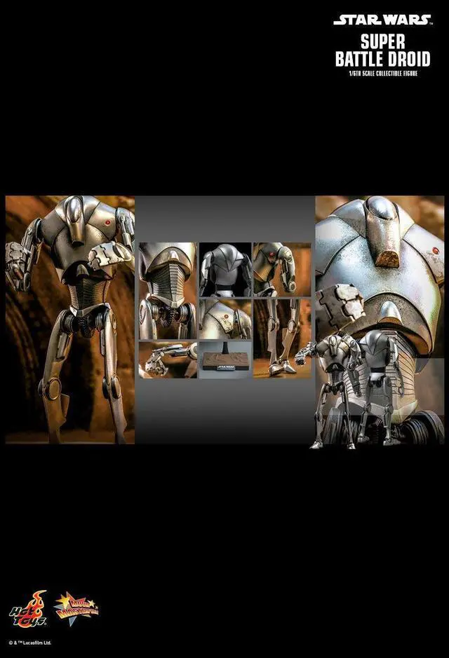 Alt view image 2 of 5 - Figure Hot Toys MMS682 - Star Wars II : Attack Of The Clones - Super Battle Droid
