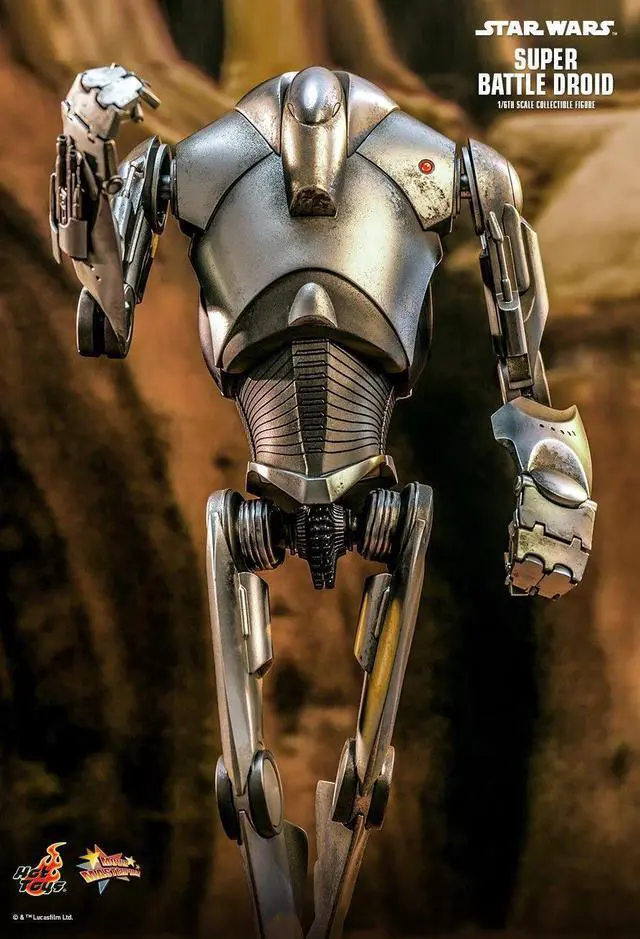 Alt view image 4 of 5 - Figure Hot Toys MMS682 - Star Wars II : Attack Of The Clones - Super Battle Droid