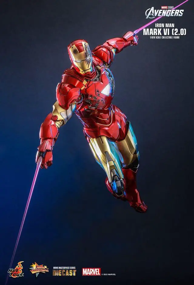 Alt view image 3 of 5 - Figure Hot Toys MMS687D52 - Marvel Comics - The Avengers - Iron Man Mark VI