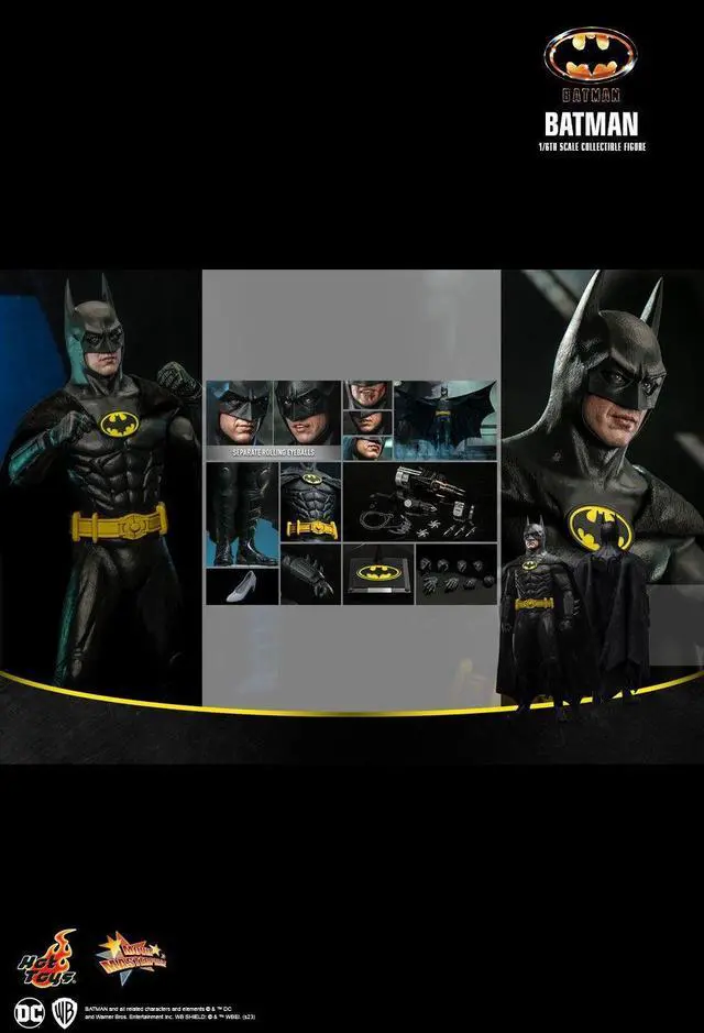 Alt view image 2 of 5 - Figure Hot Toys MMS692 - DC Comics - Batman 1989 - Batman Standard Version