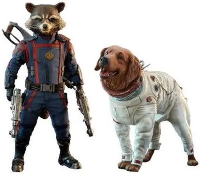 Main image of Figure Hot Toys MMS708 - Marvel Comics - Guardians Of The Galaxy Vol.3 - Rocket & Cosmo