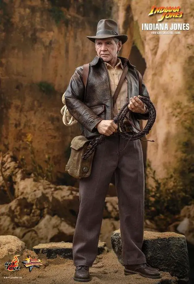 Alt view image 4 of 5 - Figure Hot Toys MMS716 - Indiana Jones & The Dial Of Destiny - Indiana Jones Standard Version