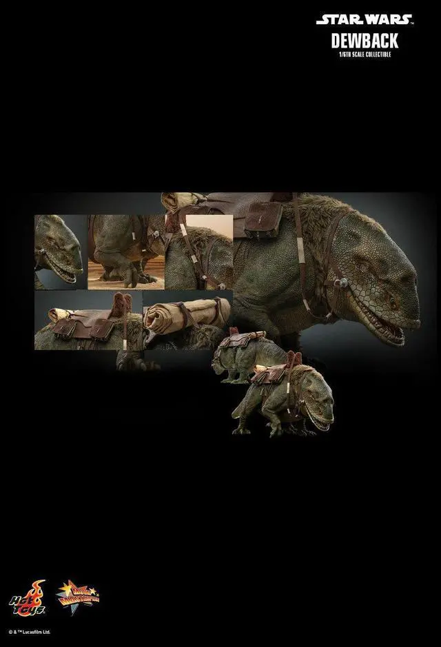 Alt view image 2 of 4 - figure Hot Toys MMS719 - Star Wars IV : A New Hope - Dewback Standard Version