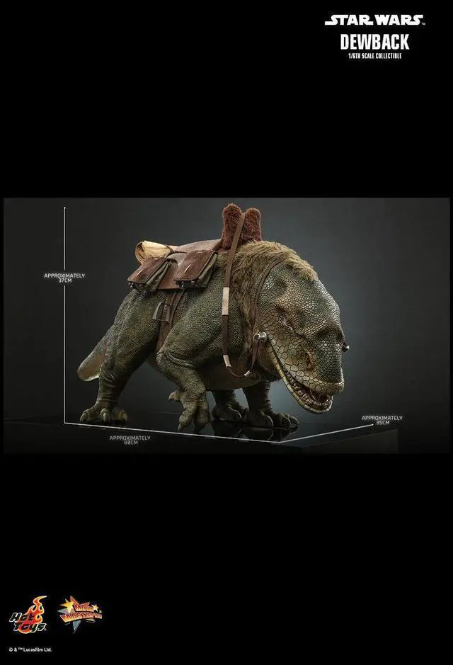 Alt view image 4 of 4 - figure Hot Toys MMS719 - Star Wars IV : A New Hope - Dewback Standard Version