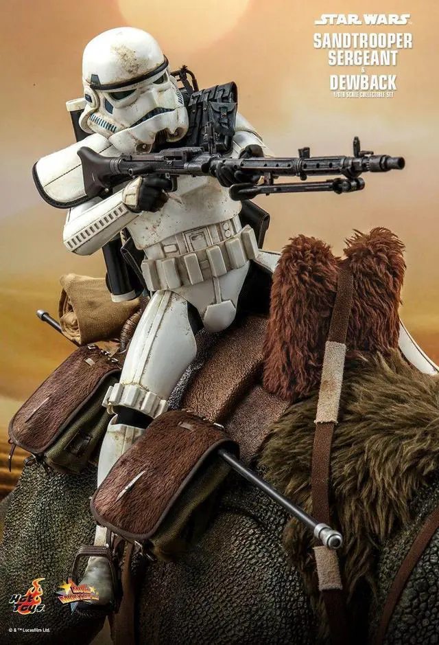 Alt view image 4 of 5 - figure Hot Toys MMS722 - Star Wars IV : A New Hope - Sandtrooper Sergeant & Dewback