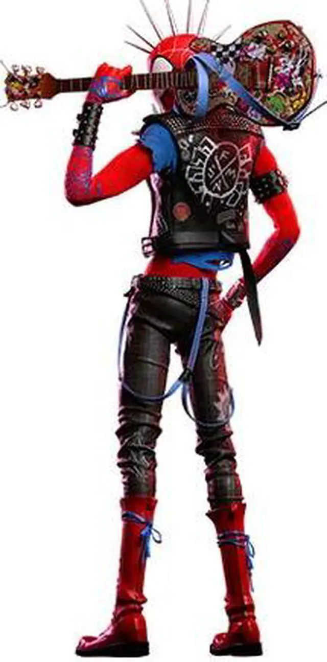 Main image of figure Hot Toys MMS726 - Marvel Comics - Spider-Man : Across The Spider Verse - Spider Punk Standard Version