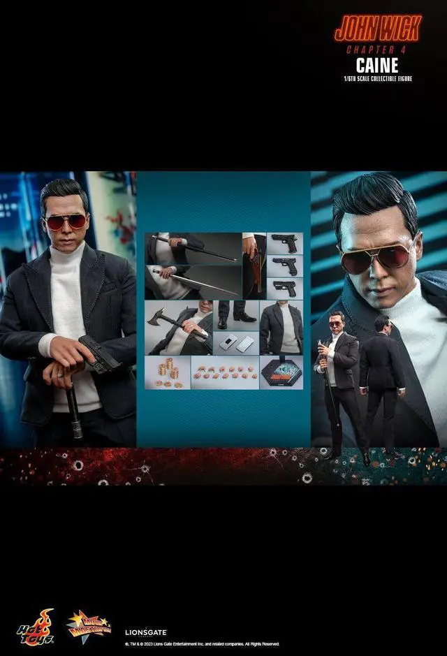 Alt view image 2 of 5 - Figure Hot Toys MMS730 - John Wick : Chapter 4 - Caine