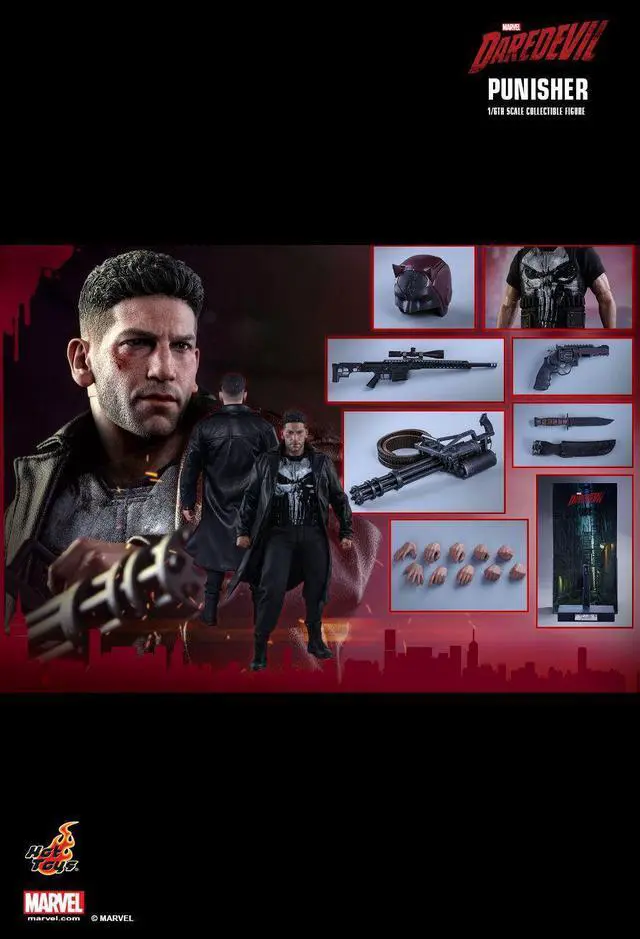 Alt view image 2 of 5 - Figure Hot Toys TMS004 - Marvel Comics - Marvel's Daredevil - Punisher