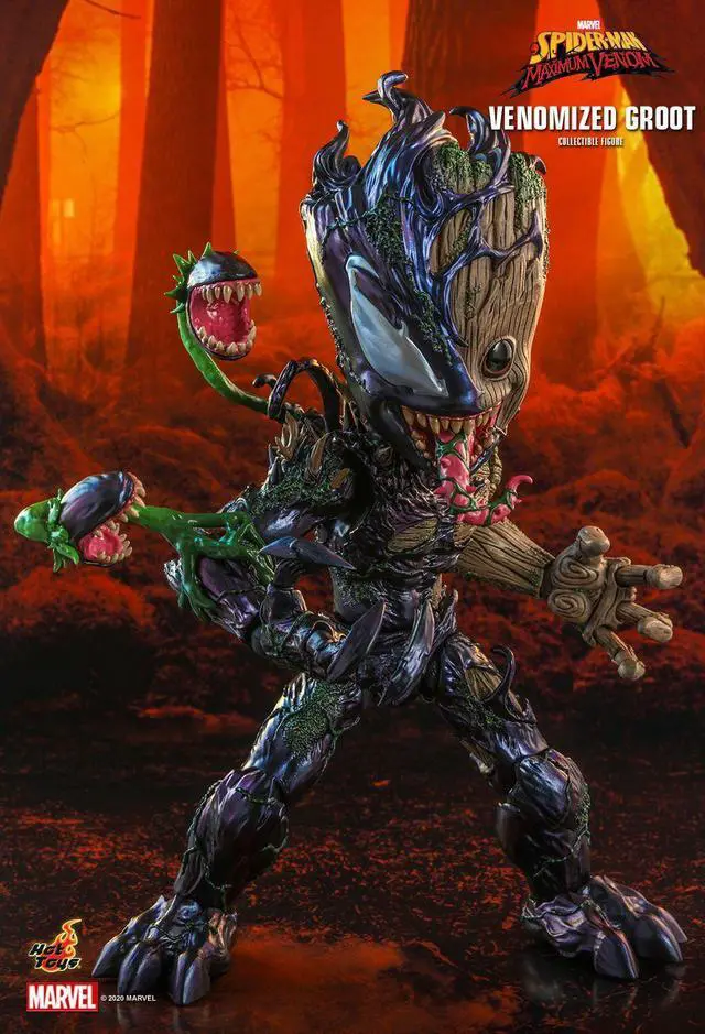 Alt view image 3 of 5 - Figure Hot Toys TMS027 - Marvel Comics - Marvel's Spider-Man : Maximum Venom - Venomized Groot