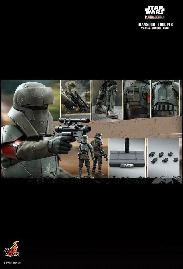 Alt view image 2 of 4 - Figure Hot Toys TMS030 - Star Wars : The Mandalorian - Transport Trooper