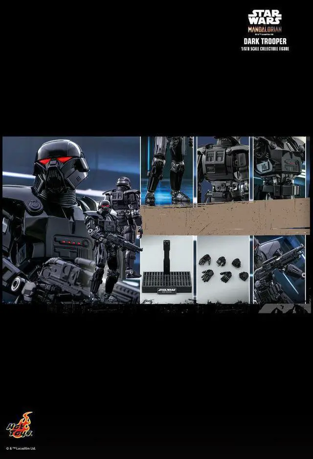 Alt view image 2 of 5 - Figure Hot Toys TMS032 - Star Wars : The Mandalorian - Dark Trooper