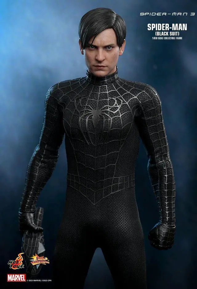 Alt view image 4 of 5 - figure Hot Toys MMS727 - Marvel Comics - Spider Man 3 - Spider Man Black Suit Standard Version