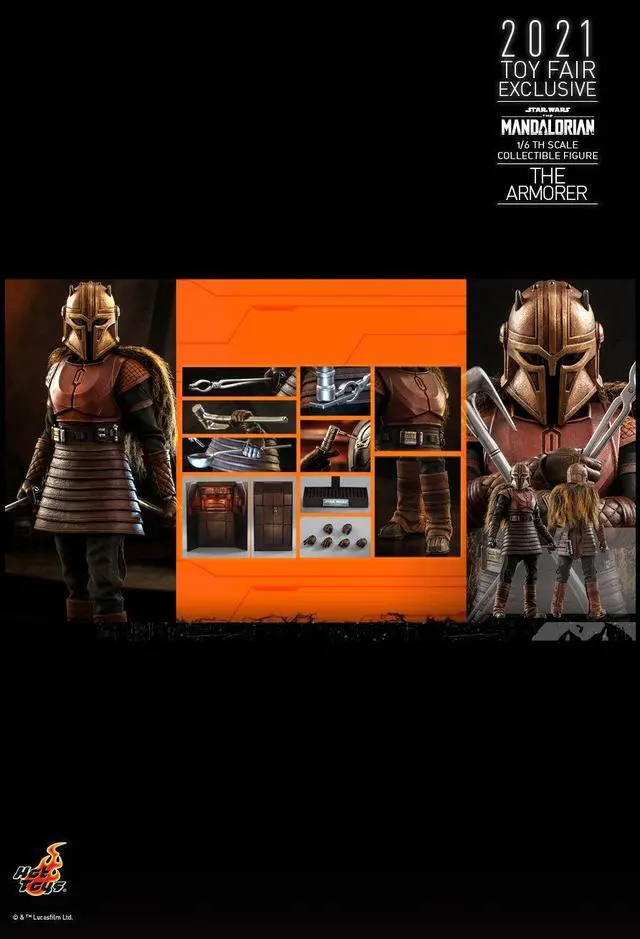 Alt view image 2 of 5 - Figure Hot Toys TMS044 - Star Wars : The Mandalorian - The Armorer