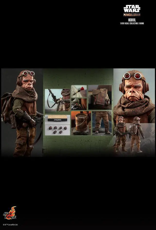 Alt view image 2 of 5 - Figure Hot Toys TMS048 - Star Wars : The Mandalorian - Kuiil