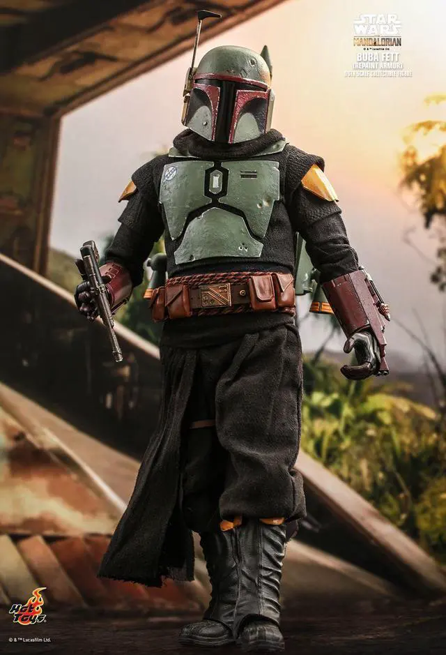 Alt view image 3 of 5 - Figure Hot Toys TMS055 - Star Wars : The Mandalorian - Boba Fett Repaint Armor Version Standard Version