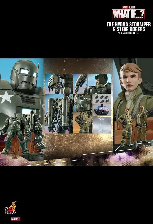 Alt view image 2 of 5 - Figure Hot Toys TMS060 - Marvel Comics - What If? - The Hydra Stomper & Steve Rogers