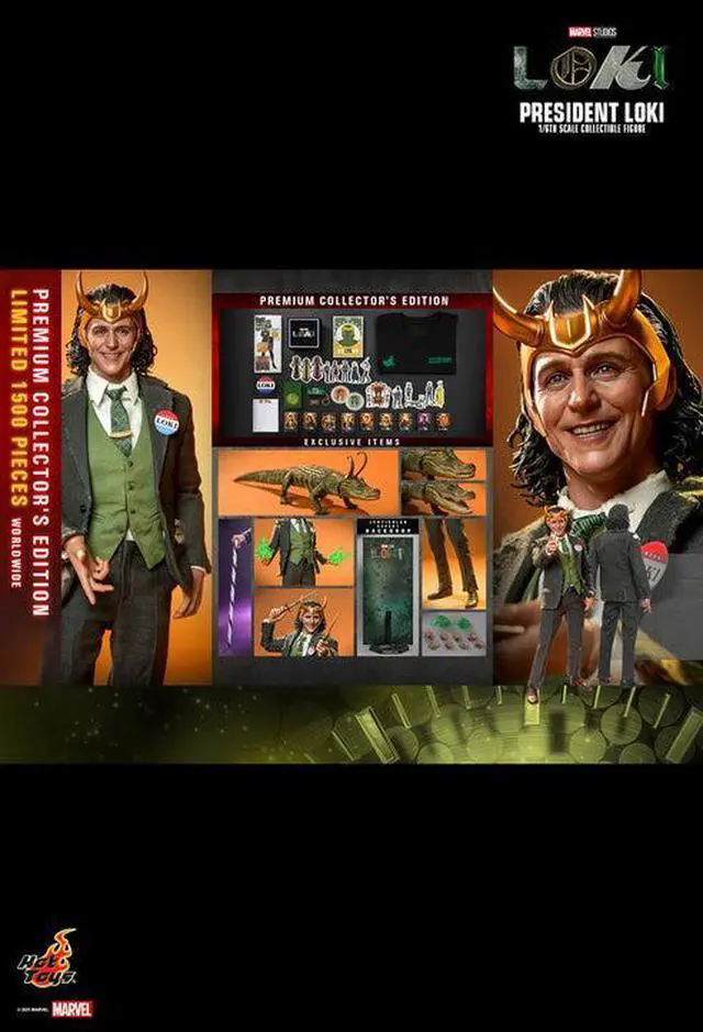 Alt view image 2 of 5 - Figure Hot Toys TMS067 - Marvel Comics - Loki - President  Loki Deluxe Version